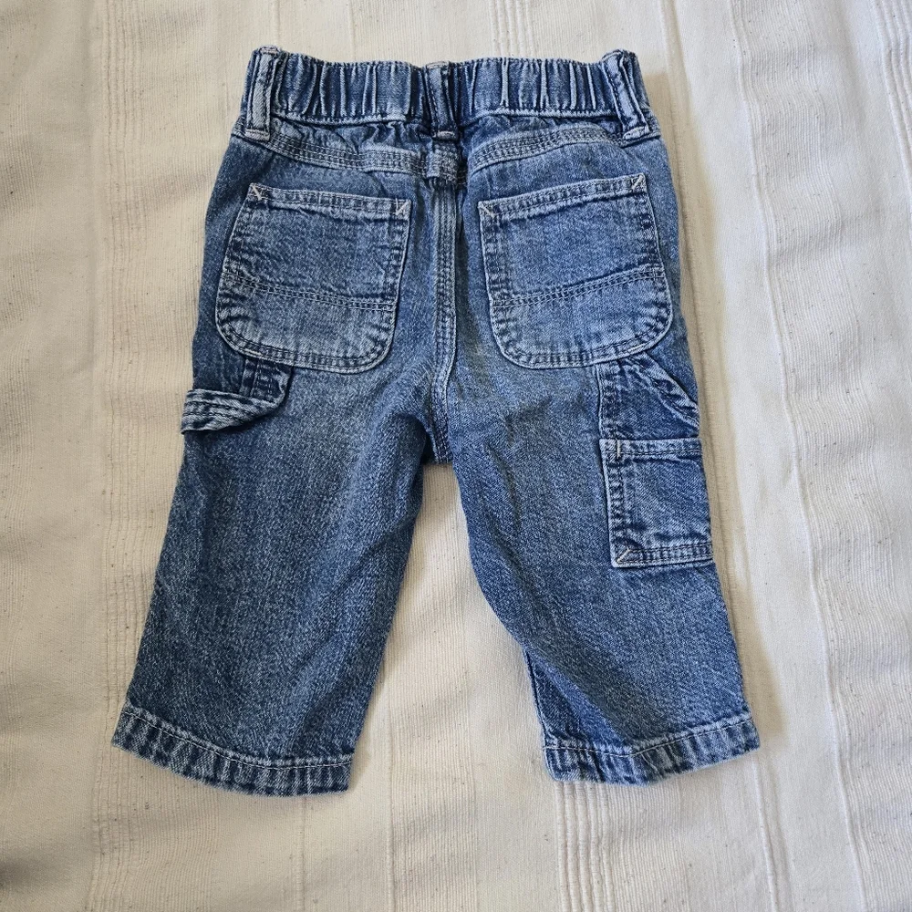 Baby Gap Lot Denim Overalls &‎ Distressed Jean Size 6-18 Month / Koala Onesie